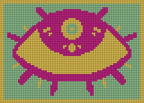 Simple Crochet Alpha Pattern, Pixel Grid Art Alpha Patterns, Evil Eye Alpha Pattern, Adventure Time Alpha Pattern, Cryptid Alpha Pattern, Cow Alpha Pattern, Cute Alpha Patterns, Witchy Alpha Pattern, Alien Alpha Pattern