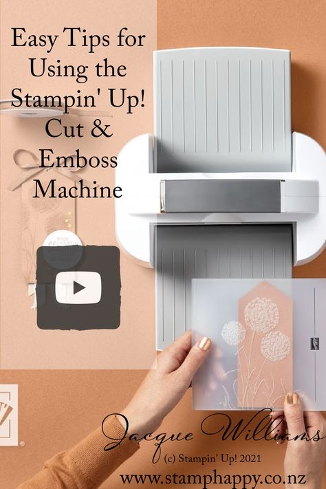 Emboss Machine, Tool Tips, Embossing Techniques, Embossing Machine, Card Tutorials, Remember When, Embossing Folder, Stamping Up, Craft Tools