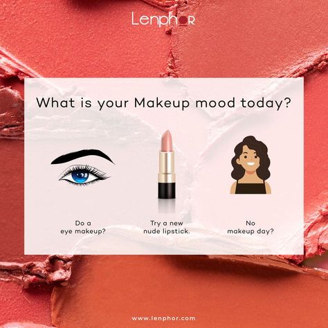 What is your makeup mood today? 🤩 Makeup Quiz Instagram, Makeup Marketing Ideas, Skincare Creatives, Makeup Marketing, Lip Lab, Makeup Quiz, Makeup Fixer, Photoshoot Background, Swiss Beauty