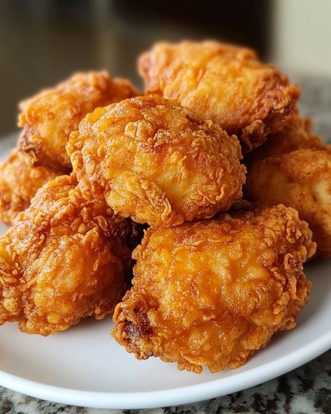 Chick-fil-A Chicken Nuggets 🍗 Ingredients - 2 cubes chicken bouillon - 2 1/2 teaspoons Morton Season-All or seasoned salt - 1 1/2 pounds boneless skinless chicken breast, cubed - Peanut oil for frying - 1 cup all-purpose flour - 1 1/2 cups saltine cracker crumbs, crushed very finely - 2 teaspoons powdered sugar Directions 1. Dissolve the chicken bouillon in 1 cup of hot water. Stir in Morton Season-All or seasoned salt. 2. Add the cubed chicken breast to the bouillon mixture and m... Chicken Nuggets Recipes, Fried Chicken Boneless, Chicken Breast Recipes Healthy, Fried Chicken Recipes, Easy Snack Recipes, Chicken Nuggets, Chicken Wing Recipes, Boneless Skinless Chicken Breast, Poultry Recipes