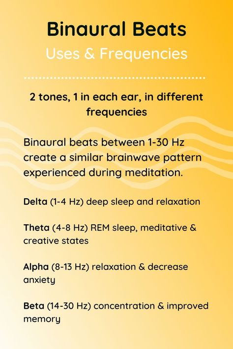 Binaural beats uses and frequencies. Benefits and how to use them Theta Binaural Beats, Best Frequency For Sleep, Binaural Beats Benefits, Improve Focus And Concentration, Binaural Beats Frequencies, Raise Frequency, Motivation Quotes Aesthetic, Quotes Aesthetic Wallpaper, Severe Insomnia