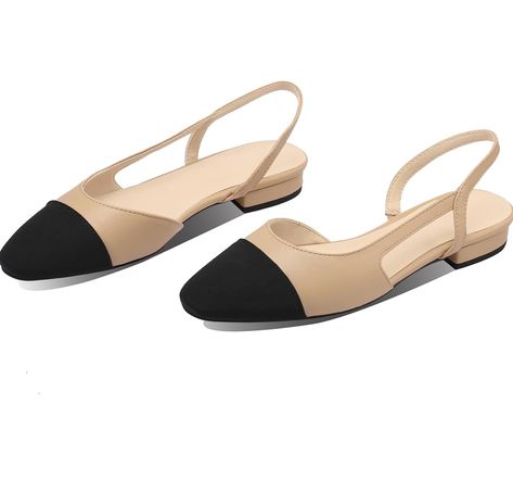 Pointed Ballet Soft Slip On Flats Sizes: 38,39,40 Price: 3,000 Flat Office Shoes, Chanel Slingback Flats, Chanel Slingback, Chanel Flats, Flat Pumps, Slingback Flats, Office Shoes, Pumps Flat, Shoes Color