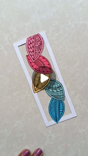 🦋//JAYAS //🦋 on Instagram: "💛💕💙
DIY bookmark 
.
.
DON'T COPY/ REPOST WITHOUT PERMISSION 🚫
.
.
.
.
.
.
#artsyjayas #art #bookmarkpainting #acrylicpainting #gouche #reels #explore #explorepage #bhfyp" Bookmark Painting Ideas, Diy Bookmark Ideas, Painting Bookmarks, Homemade Bookmarks, Handmade Bookmarks Diy, Diy Bookmark, Sticker Design Inspiration, Diy Crafts Bookmarks, Acrylic Painting Tips