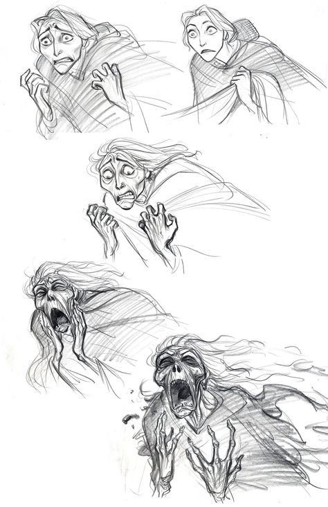 jin-kim32 Facial Reference, Disney Art Style, Mother Gothel, Old Drawings, Jin Kim, Animation Sketches, Character Design Sketches, Disney Concept Art, Disney Sketches