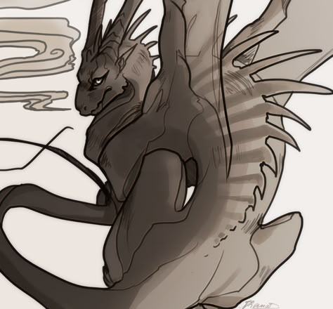 Remarin Art, Dragon Poses, Dragon Anatomy, Wings Of Fire Dragons, The Ancient Magus Bride, Dragon Sketch, School Starts, Mythical Animal, Creature Drawings