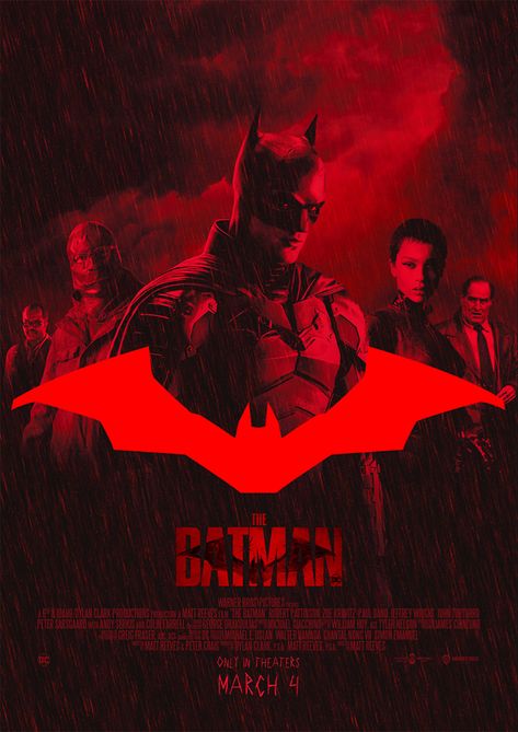 The Batman Movie Poster, Movie Poster Illustration, Batman Movie Posters, Dark Poster, The Batman Movie, The Batman 2022, Superman 2, Burt Ward, Batman 2022