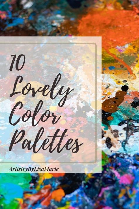 Want to feel like a color genius? My new post provides the six most common color palettes. PLUS lists 10 marvelous color ideas inspired from past art - sure to encourage your next masterpiece! AND a handy color wheel is included too! Time. To. Color.🎨🔥 Get your new10 new color schemes at https://artistrybylisamarie.com/10-lovely-color-palettes-to-inspire-your-stunning-masterpiece/ #ColoringBook #AdultColoring #Colorist Color Schemes For Paintings, Colour Tones Pallets, Colour Palettes For Artists, Color Palette For Abstract Painting, Abstract Painting Color Palette, Cool Color Palette Colour Schemes, Unusual Color Palettes, Pretty Colour Palettes, Colour Pallets Inspiration