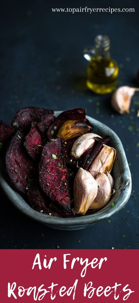 Air Fryer Roasted Beets Air Fryer Beets, Roast Beetroot, Beet Soup Recipes, Air Fryer Roast, Salad Topping, Freeze Sweet Potatoes, Beet Soup, Beet Recipes, Spiralizer Recipes