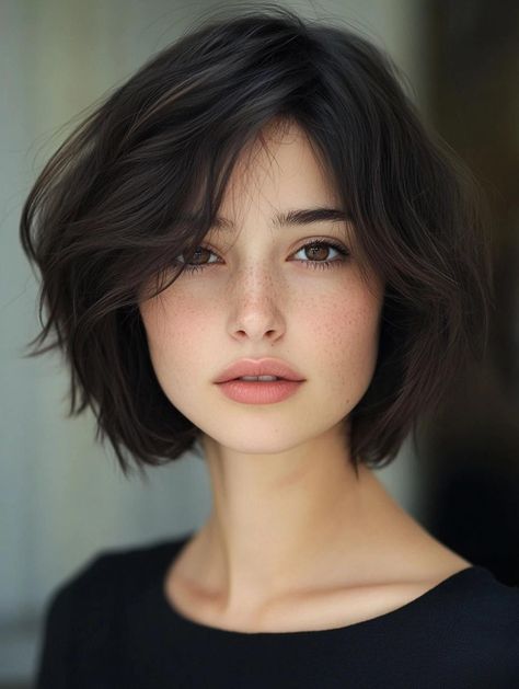 Bob Haircuts for Square Faces: Perfect Styles to Soften and Balance Your Look Bob Asymmetrical, Hairstyle For Chubby Face, Chin Length Haircuts, Wavy Bob Haircuts, Choppy Haircuts, Choppy Bob Haircuts, Best Bob Haircuts, Oval Face Haircuts, Chin Length