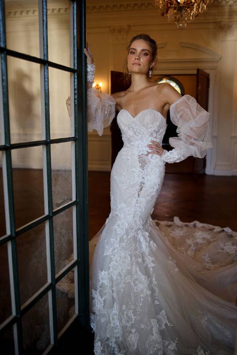 Eve Of Milady, 2024 Inspiration, Cathedral Train, Embroidered Bodice, Wedding 2024, Designer Wedding Gowns, Mothers Dresses, Designer Wedding, Formal Attire