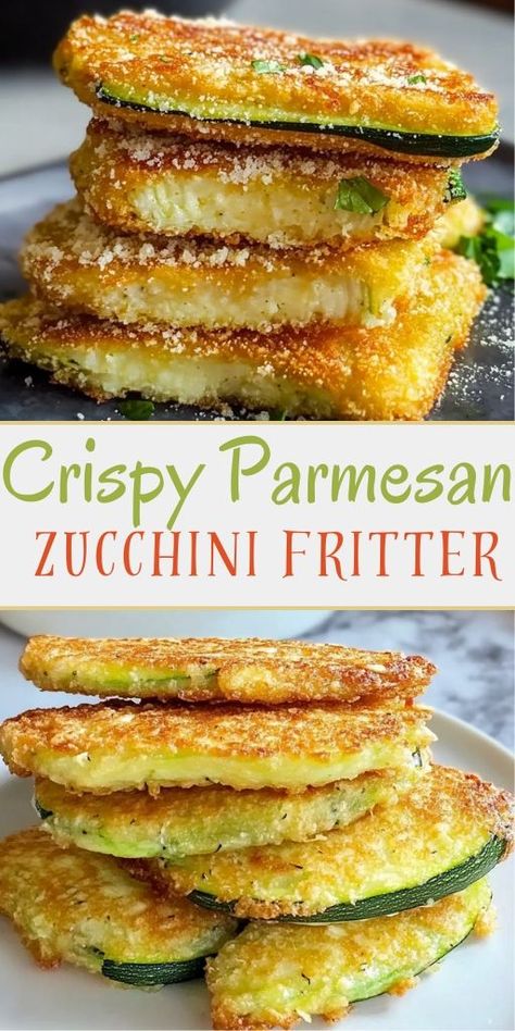 🧀 Crispy Parmesan Zucchini Fritters – Your New Favorite Snack! 🥒 Looking for a tasty, healthy snack or side? These Crispy Parmesan Zucchini Fritters are crunchy on the outside, soft on the inside, and packed with savory Parmesan goodness! Made with fresh zucchini and a sprinkle of cheese, these fritters are easy to make and perfect for any meal. They’re also low-carb and a great way to enjoy veggies in a fun, flavorful way! 🌱 #ZucchiniFritters #HealthySnacks #VegetableRecipes Baked Zucchini Fritters, Easy To Make Snacks, Fresh Zucchini, Parmesan Zucchini, Zucchini Fritters, Quick Appetizers, Tasty Healthy, Zucchini Recipes, Fabulous Foods