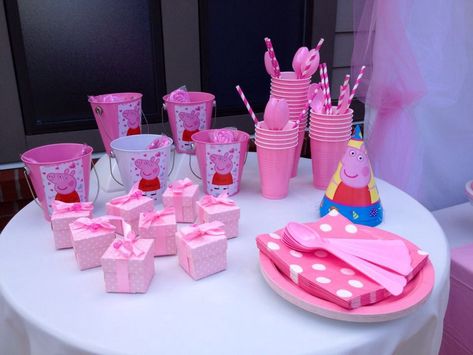 Peppa pig sweet table Sweet Tables, Sweet Table, Peppa Pig, Birthday Candles, Birthday Party Ideas, Birthday Parties, Party Ideas, Birthday Party, Candles