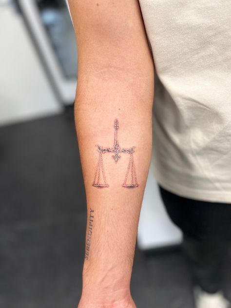 Libra horoscope tattoo realistic Rising Tattoo, Horoscope Tattoo, Libra Rising, Horoscope Tattoos, Libra Tattoo, Libra Horoscope, Tattoos