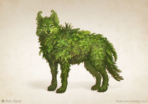 Plant Monster, Spirit Animal Art, Cute Fantasy Creatures, Wolf Pictures, Fantasy Forest, Forest Creatures, Alien Creatures, Fantasy Creatures Art, Creature Feature