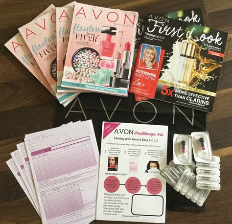 Avon Brochure 14 challenge pack - free for new representatives. Join online at http://www.makeupinbusiness.co.uk #joinavon #avon #avonrep Join Avon, Avon Cosmetics, Avon Brochure, Selling Avon, Avon Rep, Avon Online, Avon Representative, Makeup, Quick Saves