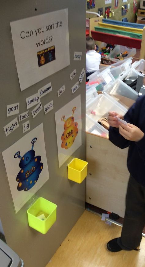 Eyfs Literacy, Phonics Display, Ks1 Classroom, Year 1 Classroom, Phonics Ideas, Phonics Interventions, Reception Classroom, Exit Slip, Continuous Provision