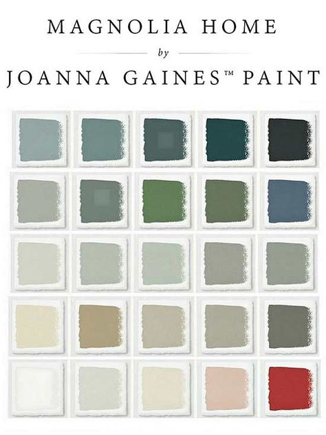 If you love Joanna Gaines and Fixer Upper, we have a treat for you! These are the latest paint colors from her paint line, Magnolia Home by Joanna Gaines. You’re sure to come up with the perfect calm and cozy color scheme for your home with these inspiring farmhouse paint colors. Johanna Gaines, Joanna Gaines Paint Colors, Magnolia Homes Paint, Joanna Gaines Paint, Island Farmhouse, Magnolia Paint, Interior Paint Colors Schemes, Interior Colors, Pintura Exterior