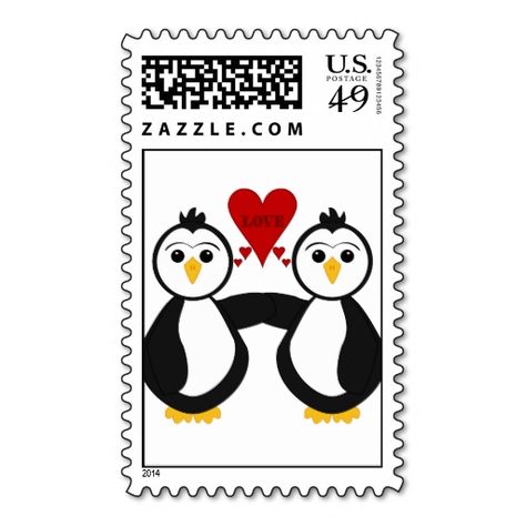 Cute Penguins Thinking Love Postage Stamps. It is really great to make each letter a special delivery! Add a unique touch to invites or cards with your own photos or text. Just click the image to learn more! Love Stamps Postage, Stamps Postage, Holiday Stamping, Love Stamps, Cute Penguins, Self Inking Stamps, Love Stickers, Letter A, Special Delivery