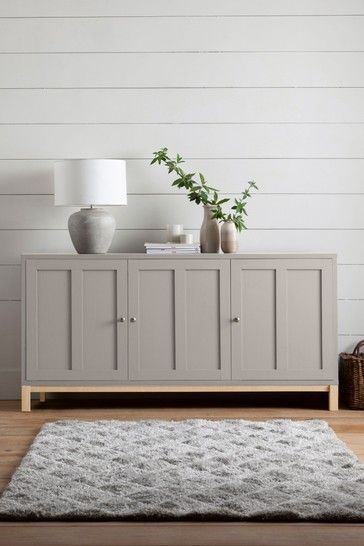 Malvern Large Sideboard Sideboards Living Room, Painted Sideboard, Sideboard Grey, Large Sideboard, White Sideboard, Oak Sideboard, Beautiful Sofas, Dove Grey, Flipping Furniture