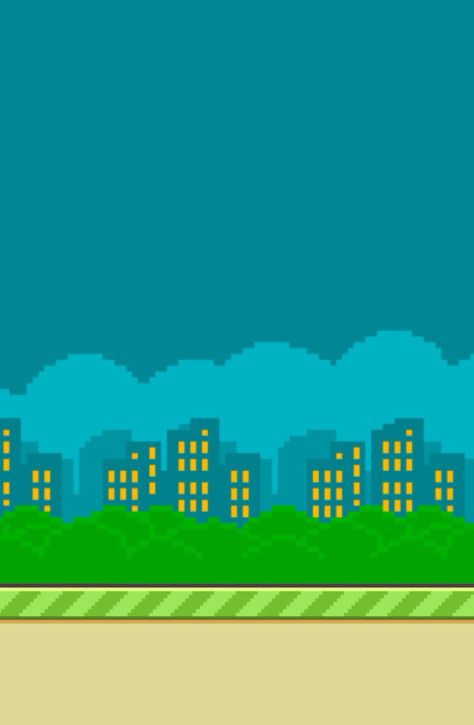 Flappy bird city background. Makes a nice wallpaper. Flappy Bird Background, Nice Wallpaper, Night Mood, Flappy Bird, Rangoli Border, Rangoli Borders, City Background, Rangoli Border Designs, Border Designs