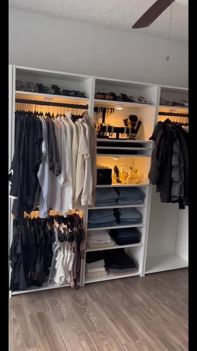 OhhThatsMo on TikTok Beauty Room Closet, Target Bookshelf Closet, Target Closet, Target Bookshelf, Target Shelves, Kids Closet Storage, Bookshelf Closet, Closet Makeover Diy, Room Organization Bedroom