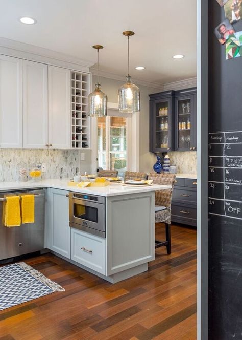 budget cottage kitchen nkba winner white kitchens Small Cottage Kitchens, Kitchen Sink Remodel, Kitchen Remode, Lakehouse Kitchen, Yellow Kitchen Decor, Small Cottage Kitchen, Yellow Home Decor, Cottage Kitchens, Kitchen And Bath Design