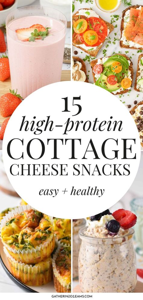 cottage cheese snacks Cheese Stuffed Bell Peppers, Snacks High In Protein, Cottage Cheese Snacks, Easy High Protein Snacks, Cottage Cheese Recipes Healthy, Healthy High Protein Snacks, Cottage Cheese Snack, Clean Snacks, Healthy Protein Snacks