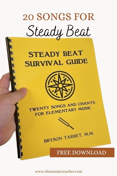 Grab your free copy of the Steady Beat Survival guide! My favorite songs, chants, and activities for steady beat in the elementary music classroom! Perfect for Kindergarten Music, First Grade Music, and beyond! Steady Beat Activities, Music Lesson Plan, Kindergarten Music, Music Lesson Plans, Music Beats, Elementary Music Classroom, Music Lesson, Lesson Planning, Elementary Music