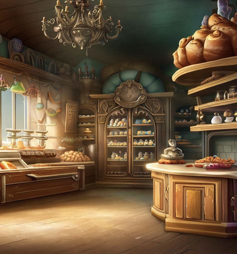 Fantasy Kitchen, Castle Kitchens, Magic Kitchen, Fantasy Inspo, Fantasy Ideas, Art Landscapes, Room Redesign, Fairytale Castle, Fantasy Fairy