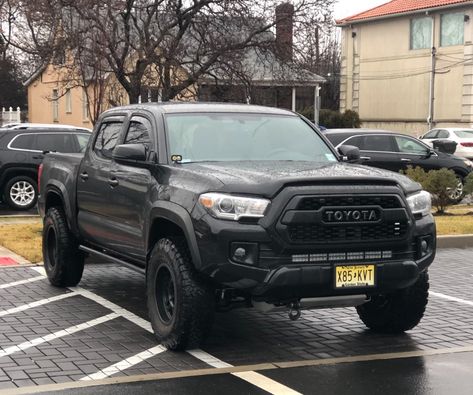 Post your BLACK 3rd Gens | Page 243 | Tacoma World Black Tacoma Lifted, Black Tacoma, Black Tacoma Trd Pro, Blacked Out Toyota Tacoma, Grey Tacoma, Black Toyota, Tacoma On 33s, Jacked Up Toyota Tacoma, Tacoma World