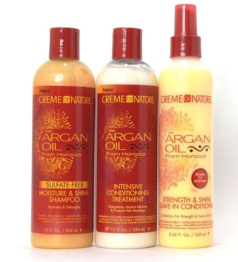 Creme Of Nature Argan Oil, Cream Of Nature, Diy Shampoo Recipe, Thicker Stronger Hair, Hair Repair Treatments, How To Grow Your Hair Faster, Hair Cleanser, Hair Growing Tips, Body Shampoo