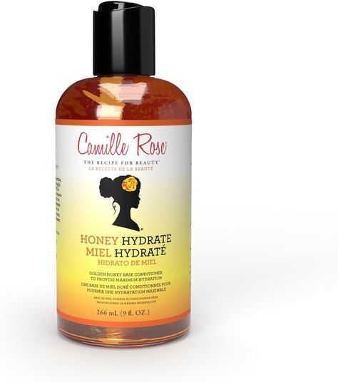 CAMILLE ROSE NATURALS Honey Hydrate, 9 OZ Camille Rose Honey Hydrate, Spa Food, Camille Rose, Skin Care Salon, Dermatological Skin Care, Hair Routine, Natural Honey, Rose Hair, Deep Conditioner