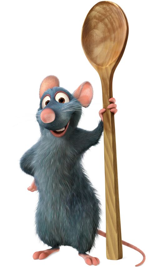 Cartoon Rat, Ratatouille, Disney