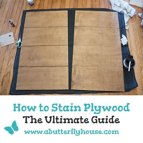 Birch Plywood Stain Colors, Plywood Stain Colors, How To Stain Plywood, Staining Birch Plywood, Staining Plywood, Stain Plywood, Cabot Stain, Minwax Stain Colors, Stained Plywood