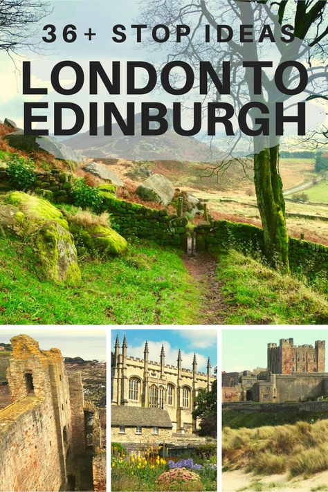 United Kingdom Road Trip, London To Edinburgh Road Trip, Uk Roadtrip, England Road Trip Itinerary, Motorhome Trip, London To Scotland, Uk Travel Itinerary, Driving Road, Cabo Wabo