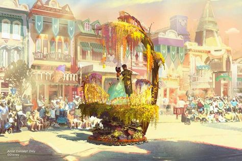 Magic Happens Parade, Disneyland Parade, Coco Disney, Disneyland Photography, Disney Parade, Disney Imagineering, Parade Float, Disneyland California, Disney Concept Art