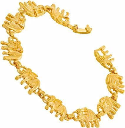 LIFETIME JEWELRY Elephant Link Charm Bracelet for Women and Men 24k Gold Plated Elephant Charm Bracelet, Present For Mom, Diamond Videos, Elephant Bracelet, Elephant Charm, Presents For Mom, Diamond Bracelets, Bracelet For Women, Gold Plated Jewelry