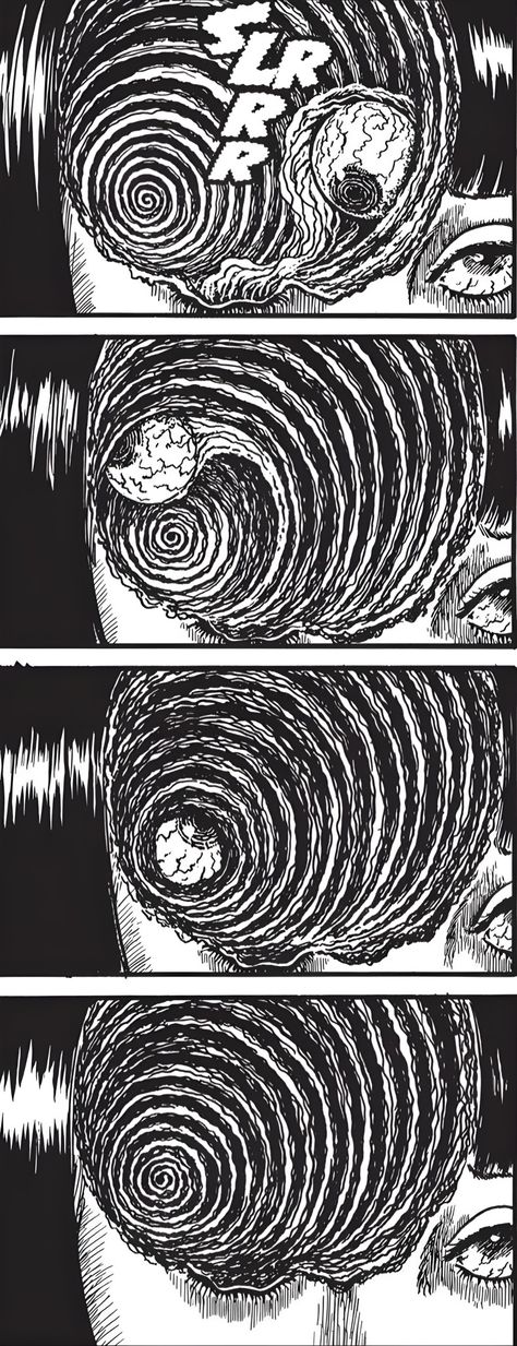 Junji Ito Uzumaki Manga Panels, Uzumaki Wallpaper Junji Ito, Uzumaki Manga Panels, Junji Ito Manga Panels, Junji Ito Icons, Junji Ito Wallpaper, Narnia Wallpaper, Pfp Icons Aesthetic, Junji Ito Uzumaki