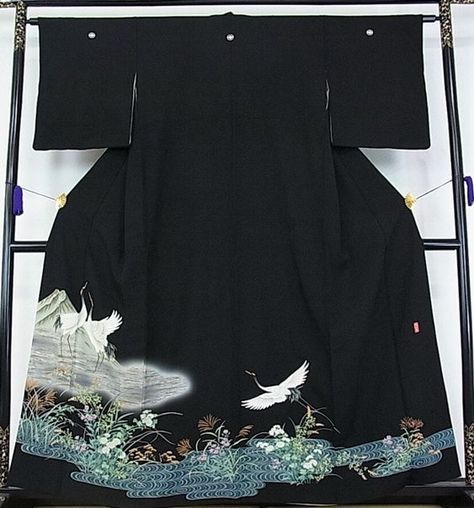 I recommend excellent quality Fantasy Kimono Design, Tomesode Kimono, Japanese Jewelry, Japanese Clothing, Toyama, Women's Robe, Womens Kimono, Japanese Outfits, Married Woman