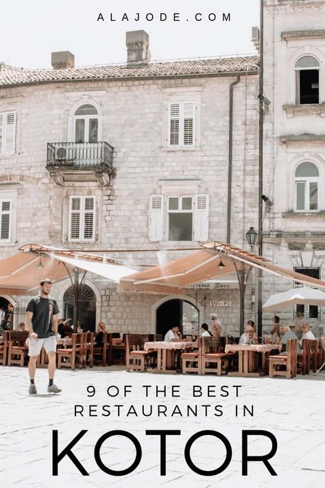 9 Kotor Restaurants For Breakfast, Lunch & Dinner - Alajode Travel Blog Montenegro Restaurant, Truffle Spaghetti, Seafood Risotto, Montenegro Travel, Breakfast Restaurants, Top Restaurants, Evening Meals, Hotel Restaurant, Cool Bars