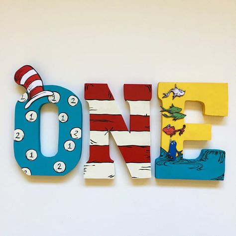 Seuss Decorations, Doctor Suess Birthday, Dr Seuss Party Ideas, Dr Seuss Nursery, Dr Seuss Birthday Party, Dr Seuss Baby Shower, Dr. Seuss, Boys 1st Birthday Party Ideas, Dr Seuss Birthday