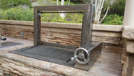 Santa Maria Bbq, Asado Grill, Santa Maria Grill, Pavers Design, High Heat Paint, Table Top Grill, Argentine Grill, Grill Kit, Outdoor Grill Area