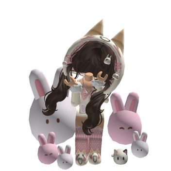 Toro inoue roblox Avatar Bunny kawaii cutecore aesthetic pink yellow white cutesy adorable polka dot Toro Inoue Roblox Avatar, Cutecore Aesthetic, Bunny Kawaii, Kawaii Cutecore, Toro Inoue, Cool Avatars, Roblox Avatar, Aesthetic Pink, Pink Yellow