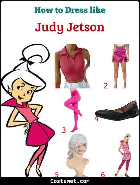 Jetsons Aesthetic Fashion, Judy Jetson Costume, Jetsons Halloween Costumes, Jane Jetson Costume, Jetsons Costume, Judy Jetson, Poison Ivy Halloween Costume, Racer Costume, Cartoon Halloween Costumes