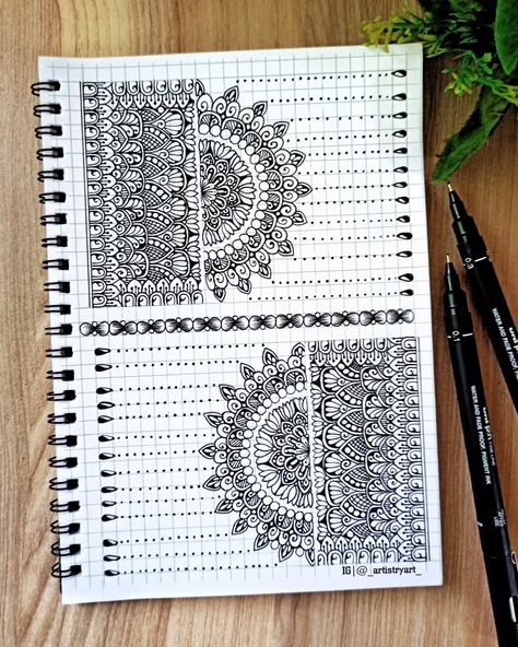 Art Supplies: •Grid Paper •Fineliners Grid Paper Mandala, Mandala On Grid Paper, Square Grid Mandala, Drawings On Grid Paper, Square Mandala Art, Grid Paper Art, Grid Artwork, Grid Mandala, Simple Mandala Design