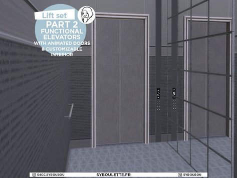 Elevator Sims 4 Cc, Sims 4 Functional Elevator, Sims 4 Cc Functional Elevator, Elevator Cc Sims 4, Sims 4 Elevator, Sims 4 Modern House, Sims 4 Piercings, Sims Baby, Sims 4 Clutter