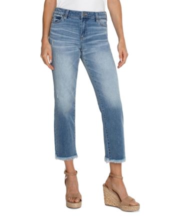 Liverpool Los Angeles Kennedy Cropped Straight Leg Jeans in Ashmore Cropped Straight Leg Jeans, Straight Leg Jeans, Leg Jeans, Liverpool, Straight Leg, Pick Up, In Store, Buy Online, Angeles