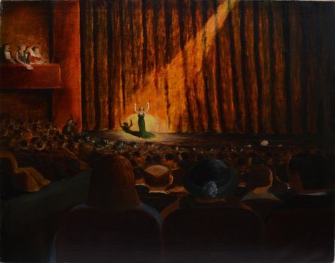 1stdibs Landscape Painting - York City Theatre View 1920 Opera Signed Oil 1920 Ashcan School 1950 Aesthetic, Ashcan School, Night At The Opera, A Night At The Opera, The Opera, Top Vintage, Halloween Costumes For Kids, Book Characters, Book Set