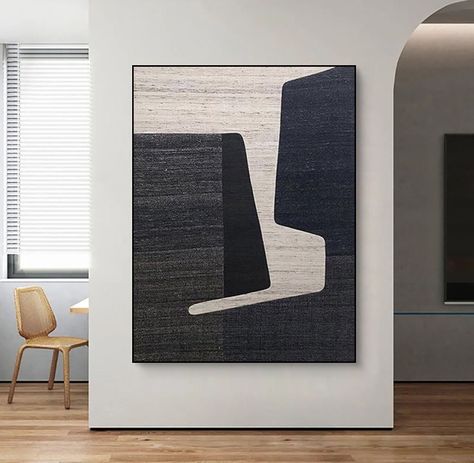 Title: Black and beige textured wall art,black and beige abstract painting on canvas,minimalistisch black beige wall art,black textured painting * 100% HAND PAINTED: Original abstract painting by artist Rona. Welcome to my shop 18 Oil Painting Art is an art gallery offering hand painted artworks. We focus on the original, pure art hand-drawn, in line with the personalized custom design of delicate art works. Your painting will be created spontaneously, fresh and vibrant. The size and color of th Wabi Sabi Wall, Wabi Sabi Wall Art, Picture Frame Decor, Abstract Painting On Canvas, Picture Frame Shop, Art Texture, Beige Walls, Minimalist Painting, Hand Painted Artwork