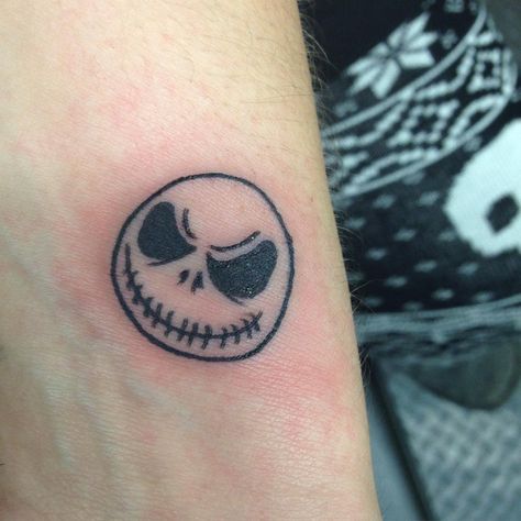 Christmas Tattoos, Jack Skellington Tattoo, Emo Tattoos, Nightmare Before Christmas Tattoo, Key Tattoos, Christmas Tattoo, Movie Tattoos, Horror Tattoo, Diy Tattoo